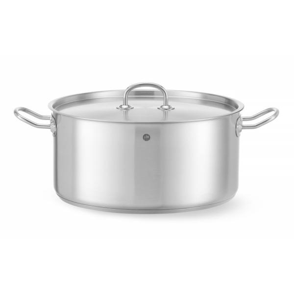 HENDI Bratentopf - mit Deckel Kitchen Line 12 l, Ø 320 x 150 mm