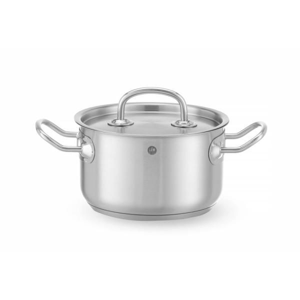 HENDI Fleischtopf - mit Deckel Kitchen Line 1,9 l, Ø 160 x 95 mm