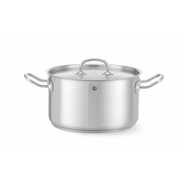 HENDI Fleischtopf - mit Deckel Kitchen Line 6 l, Ø 240 x 135 mm