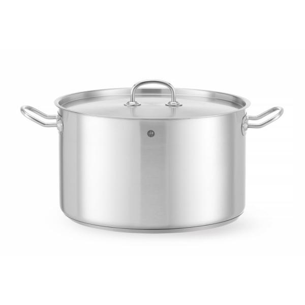 HENDI Fleischtopf - mit Deckel Kitchen Line 15 l, Ø 320 x 190 mm