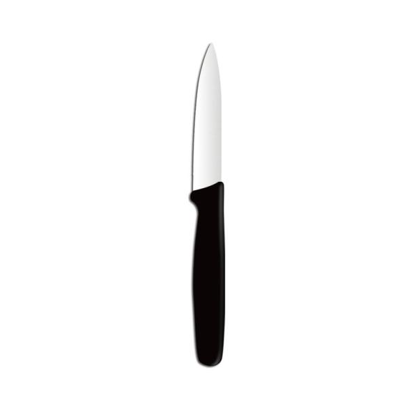 HENDI Gemüsemesser spitz Schwarz Länge 192mm