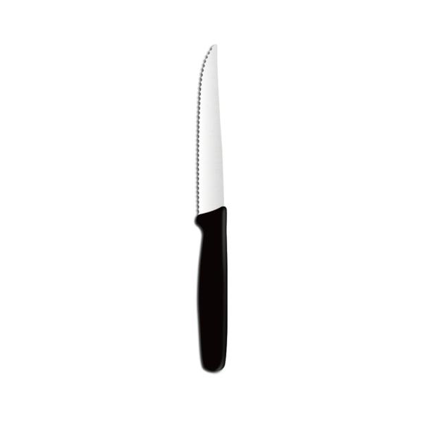 HENDI Tomatenmesser Schwarz Länge 214 mm