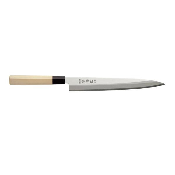 HENDI Japanisches Messer Sashimi Holz hell Länge 375 mm