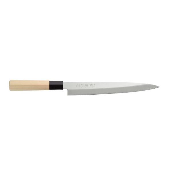 HENDI Japanisches Messer Sashimi Holz hell Länge 335 mm