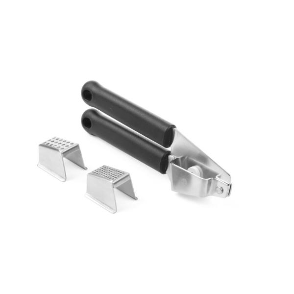 HENDI Knoblauchpresse Schwarz 180 x 25 mm