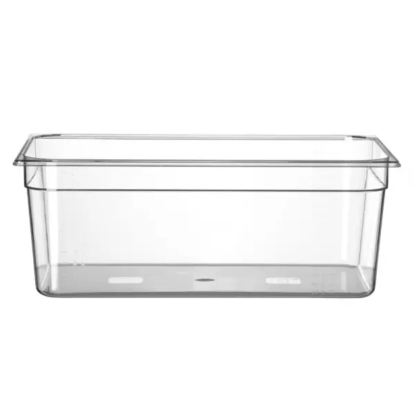 HENDI Gastronorm-Behälter 1/1 Profi Line GN 1/1 24 l, Transparent 530 x 325 x 200 mm 