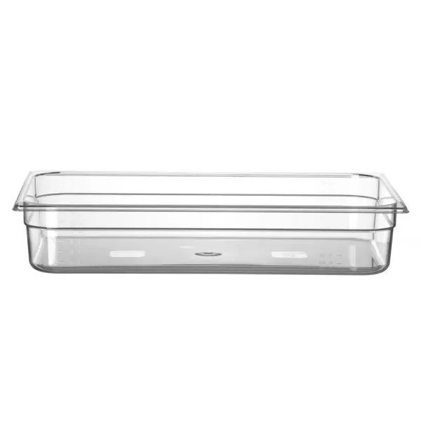 HENDI Gastronorm-Behälter 1/1 Profi Line GN 1/1 14 l, Transparent 530 x 325 x 100 mm Temperaturbeständigkeit bis 110°C