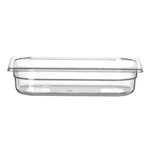 HENDI Gastronorm-Behälter 1/3 Profi Line GN 1/3 2,5 l, Transparent 325 x 176 x 65 mm