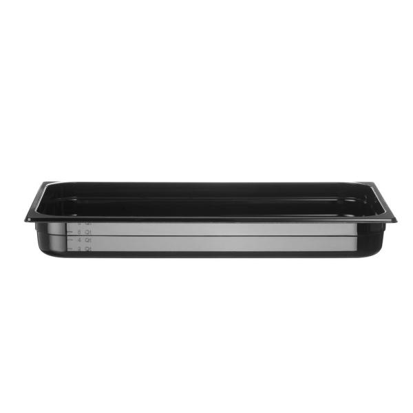 HENDI Gastronorm-Behälter 1/1 Profi Line GN 1/1 9 l, Schwarz 530 x 325 x 65 mm