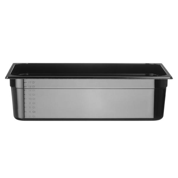 HENDI Gastronorm-Behälter 1/1 Profi Line GN 1/1 21 l, Schwarz 530 x 325 x 150 mm