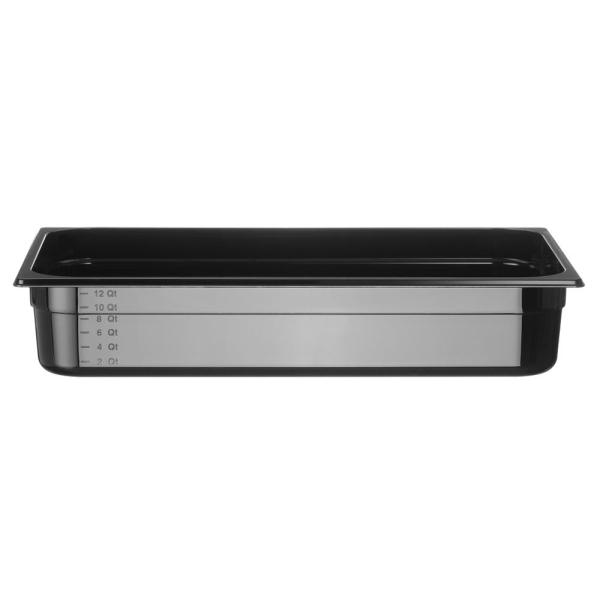 HENDI Gastronorm-Behälter 1/1 Profi Line GN 1/1 14 l, Schwarz 530 x 325 x 100 mm