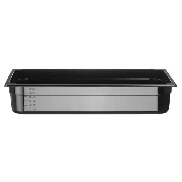 HENDI Gastronorm-Behälter 1/1 Profi Line GN 1/1 14 l, Schwarz 530 x 325 x 100 mm 