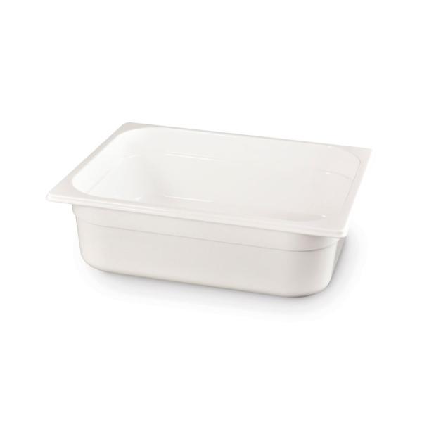 HENDI Gastronorm-Behälter 1/2 GN 1/2 4 l, Weiß 325 x 265 x 65 mm