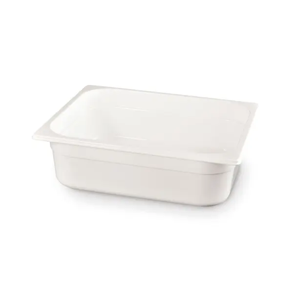 HENDI Gastronorm-Behälter 1/2 GN 1/2 4 l, Weiß 325 x 265 x 65 mm  