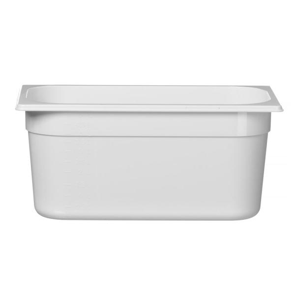 HENDI Gastronorm-Behälter 1/3 GN 1/3 5,7 l, Weiß 325 x 176 x 150 mm