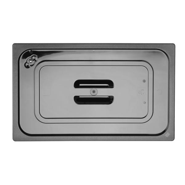Bild 1 HENDI Gastronorm-Deckel GN 1/1 Schwarz 530 x 325 mm