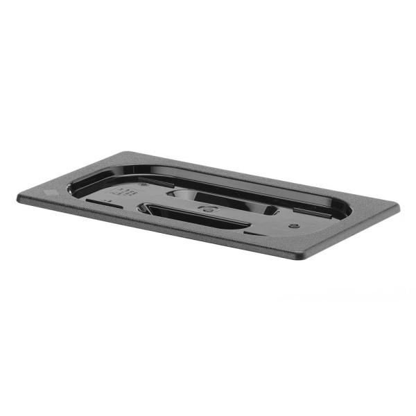 HENDI Gastronorm-Deckel GN 1/4 Schwarz 265 x 162mm
