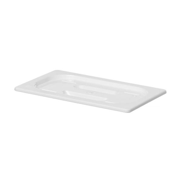 HENDI Gastronorm Deckel GN 1/4 Weiß 265 x 162mm