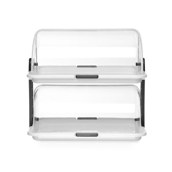 HENDI Rolltop-Display - doppelt 380 x 260 x 355 mm