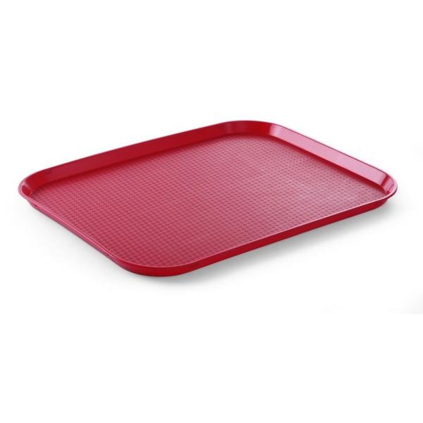 HENDI Serviertablett Rot 350 x 450 x 20 mm