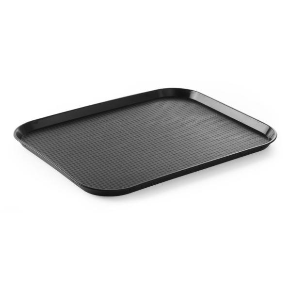 HENDI Serviertablett Schwarz 350 x 450 x 20 mm