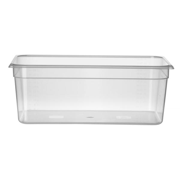 HENDI Gastronorm-Behälter 1/1 GN 1/1 28 l, Transparent 530 x 325 x 200 mm