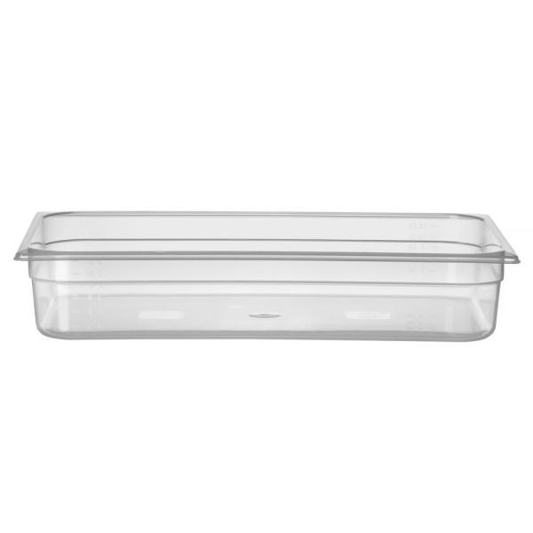 HENDI Gastronorm-Behälter 1/1 GN 1/1 12 l, Transparent 530 x 325 x 100 mm
