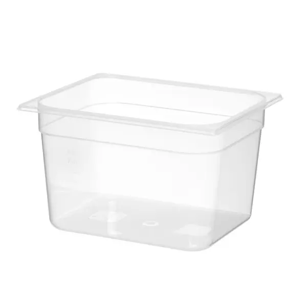 HENDI Gastronorm-Behälter 1/2 Profi Line GN 1/2 12,5 l, Transparent 325 x 265 x 200 mm Temperaturbeständig bis 80°C