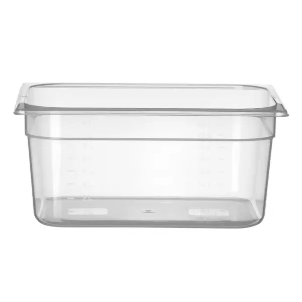HENDI Gastronorm-Behälter 1/2 Profi Line GN 1/2 9,5 l, Transparent 325 x 265 x 150 mm Temperaturbeständig bis 80°C