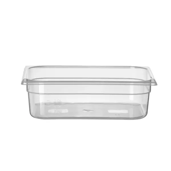 HENDI Gastronorm-Behälter 1/2 Profi Line GN 1/2 6,5 l, Transparent 325 x 265 x 100 mm Temperaturbeständig bis 80°C
