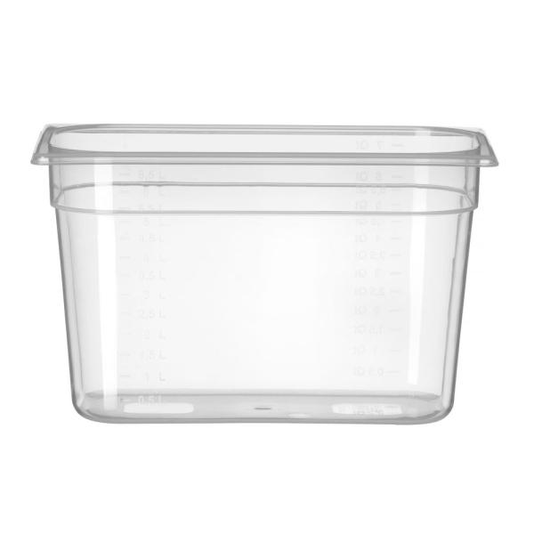 HENDI Gastronorm-Behälter 1/3 Profi Line GN 1/3 7,8 l, Transparent 325 x 176 x 200 mm Temperaturbeständig bis 80°C