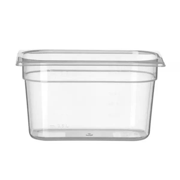 HENDI Gastronorm-Behälter 1/4 Profi Line GN 1/4 4 l, Transparent 265 x 162 x 150 mm 