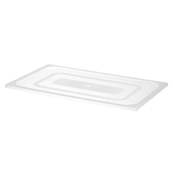 HENDI Gastronorm-Deckel GN 1/1 Transparent 530 x 325 mm  Temperaturbeständig bis 80°C.