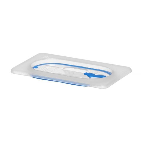 HENDI Gastronorm Deckel luftdicht verschließbar GN 1/9 Transparent 176 x 108 mm