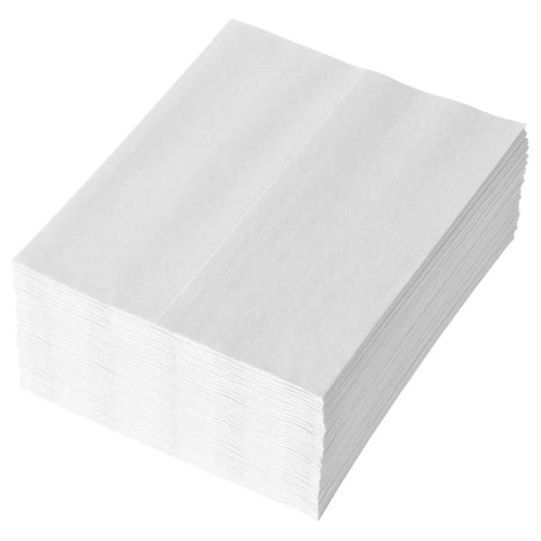 profix® escon white Wischtücher 1-lagig, 30 x 38 cm, hochweiß, Zellstoff- Textilfaser, Z-Falz 1 Karton = 500 Tücher