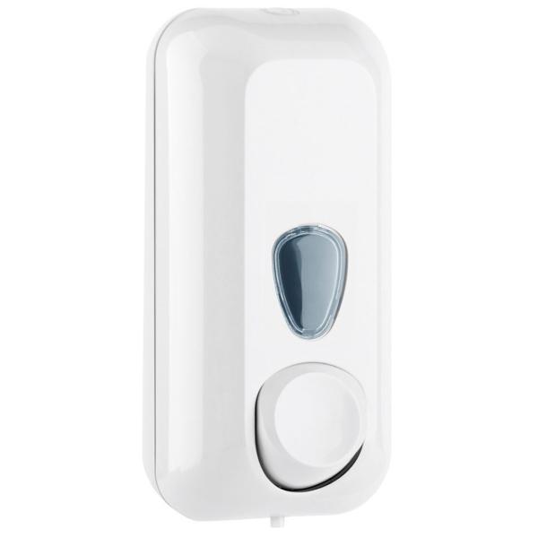CLIVIA® designo 55 plus Seifenspender Kunststoff, weiss, mit Sichtfenster