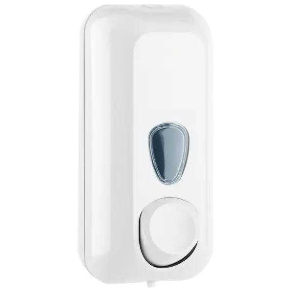 CLIVIA® designo 55 plus Seifenspender Kunststoff, weiss, mit Sichtfenster 