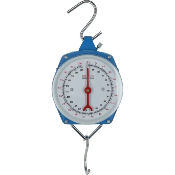 KERBL Zeigerwaage Handwaage blau bis 25 kg, Unterteilung 100 g