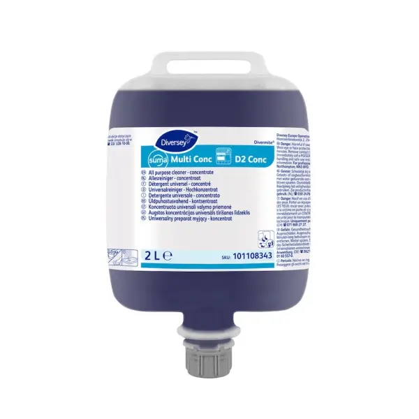 Diversey Suma Multi conc D2 konzentrierter Universalreiniger 2 l Kartusche
