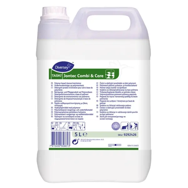 TASKI Jontec Combi & Care Bodenreiniger und Pflegemittel auf Polymerbasis 5 l Flasche