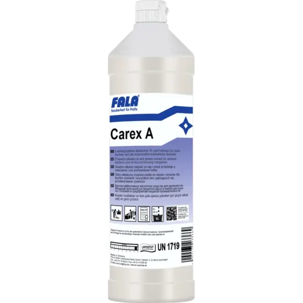 FALA Carex A leistungsstarker alkalischer Öl- und Fettlöser 1 l Flasche