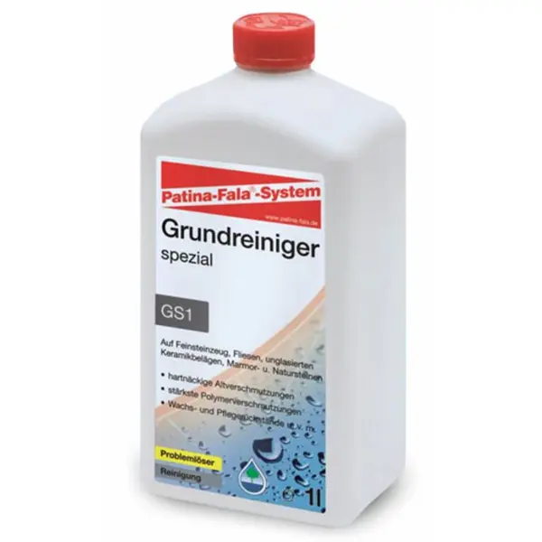 Patina-Fala Grundreiniger spezial entfernt stärkste Wachs- und Pflegerückstände 1 l Flasche