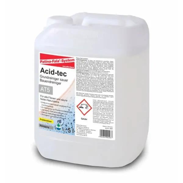 Patina-Fala Acid Tec löst starke Kalkverkrustungen und stärkste Kalkseifenreste 5 l Kanister