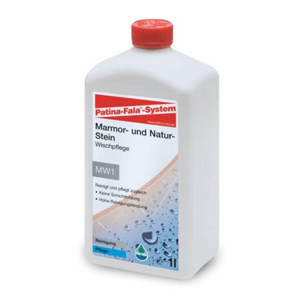 Patina-Fala Marmor - und Naturstein Wischpflege Reinigt und pflegt zugleich und ist materialschonend und hautfreundlich 1 l Flasche