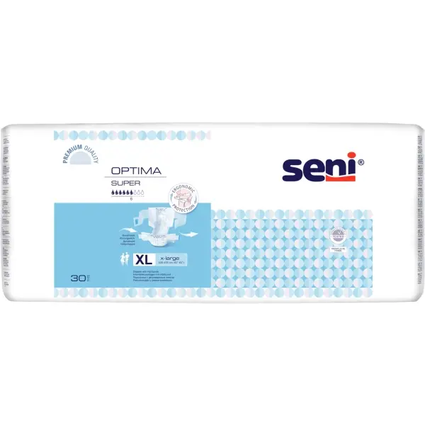 Seni Optima Super Gr. XL Inkontinenzslip mit Hüftgürtel 1 Beutel = 30 Stück