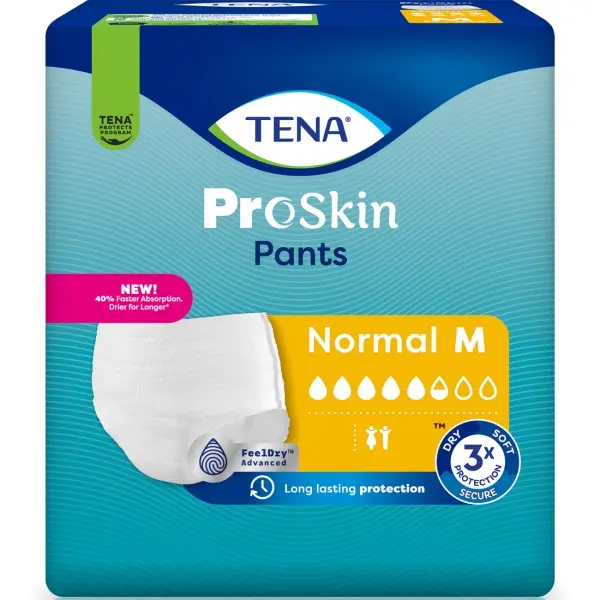 TENA ProSkin Pants Normal Gr. M Inkontinenzpants für mittelschwere Blasenschwäche 1 Beutel = 18 Stück
