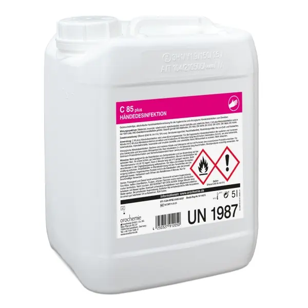 C 85 plus Händedesinfektion alkoholisches Einreibepräparat 5 l Kanister