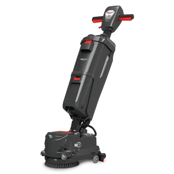 NUMATIC Akku-Scheuersaugmaschine NCC220NX mit Ladegerät, ohne Akku inkl. TenTec-Bürste rot