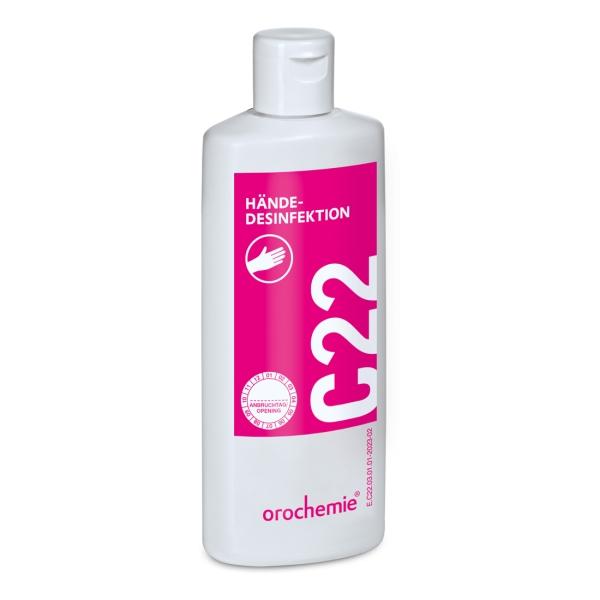 C 22 Händedesinfektion gebrauchsfertig, parfümfrei 125 ml Flasche