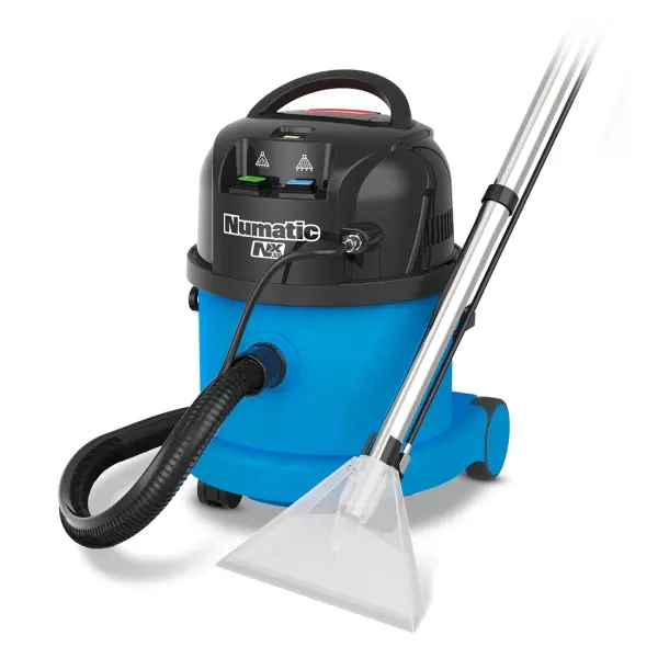 NUMATIC Akku-Waschsauger CTB370NX Carpet mit Ladegerät, ohne Akku inkl. Zubehör zur Teppichreinigung